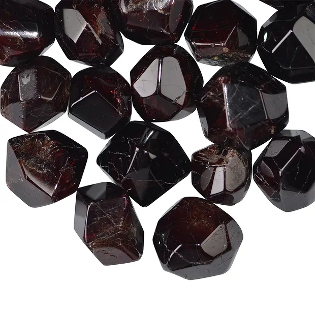 Trommelsteine Granat (Kristalle poliert), 2,0 - 2,8cm (XL) | Marco Schreier
