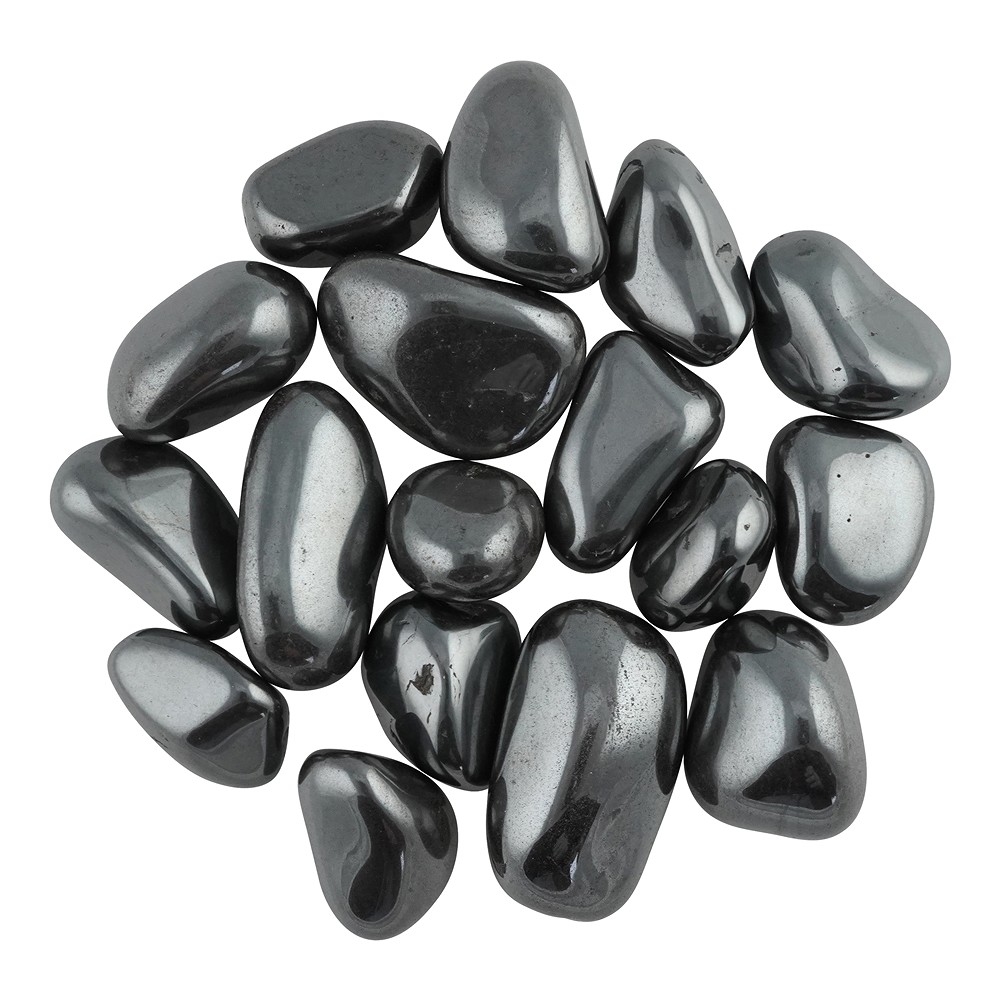 Pierres roulées Hématite (naturel), 2,0 - 2,5cm (L) | Marco Schreier