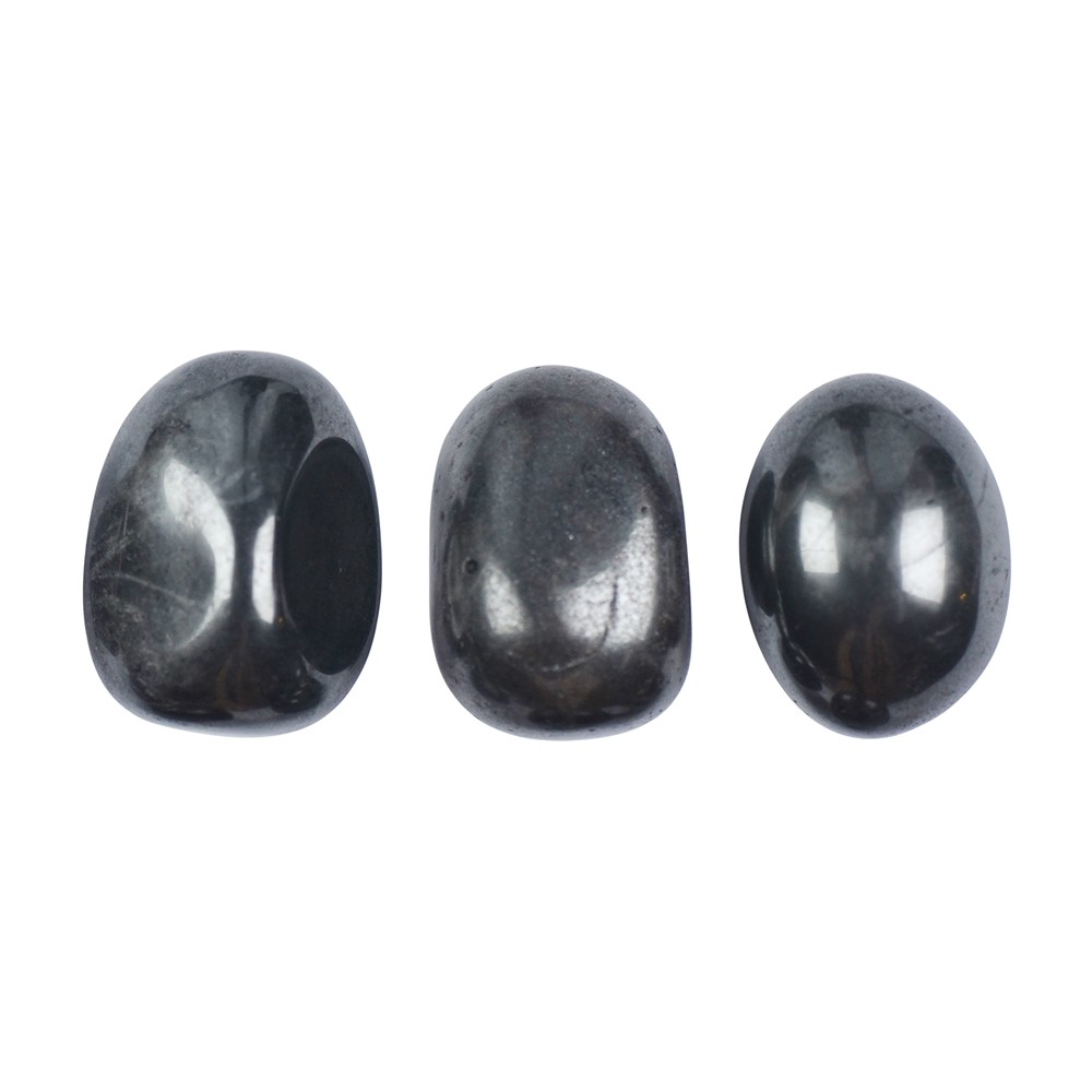 Pietra burattata di Ematite (naturale), 1,5-2,0 cm (M) | Marco Schreier