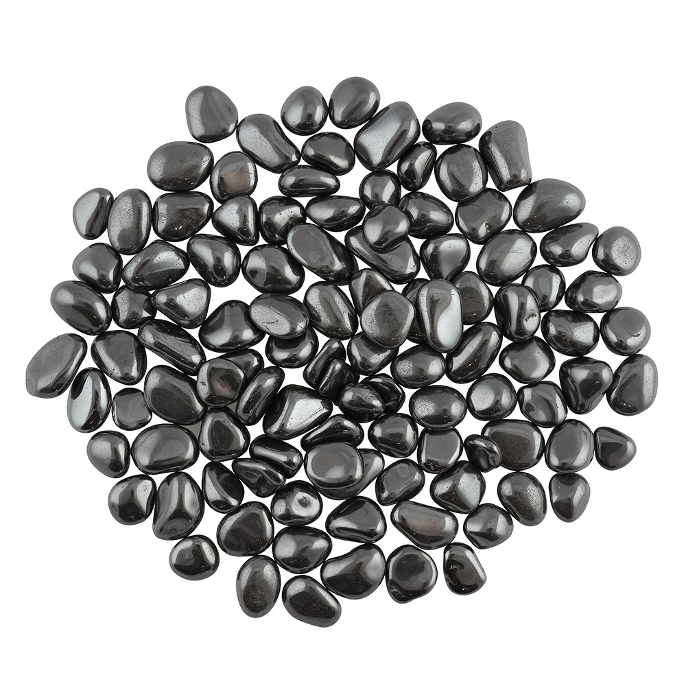 Pietra burattata di Ematite (naturale), 1,0 - 1,5 cm (S) | Marco Schreier