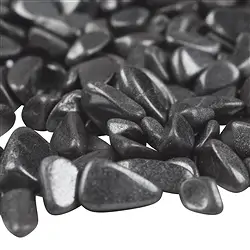 010850701 Tumbled Stones Hematite (natural) "loading stones", 0.8 - 1.5cm | Marco Schreier