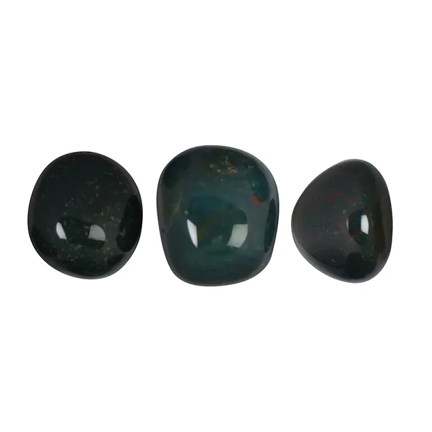 Tumbled Stones Heliotrope (Bloodstone), 2,0 - 2,5cm (M) | Marco Schreier