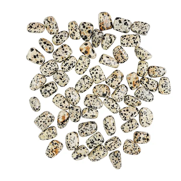 Tumbled Stone Dalmatian Stone, 2,0 - 2,5cm (S) | gems, healing stones & jewelry