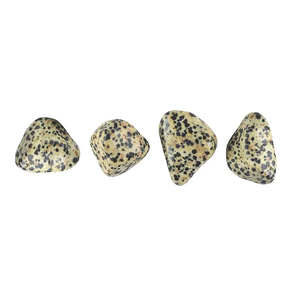 Tumbled Stone Dalmatian Stone, 2,0 - 2,5cm (S) | gems, healing stones & jewelry