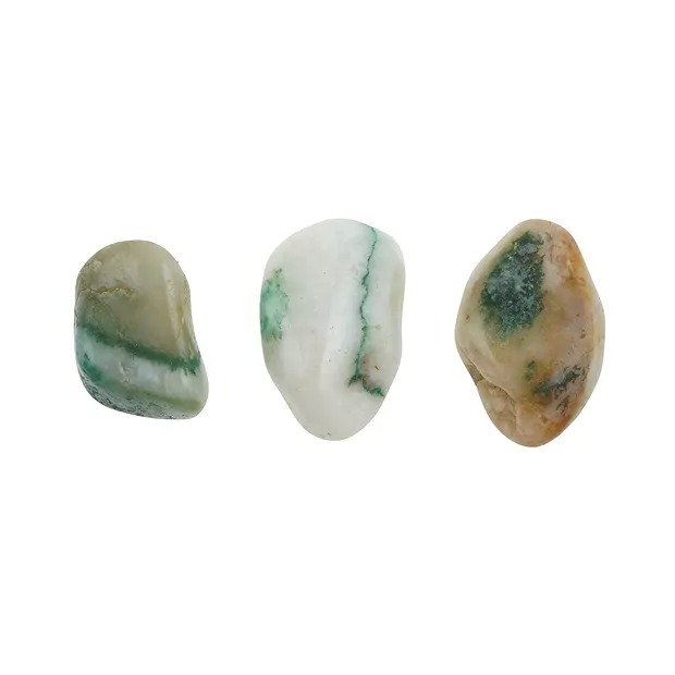 Trommelsteine Jadeit-Jade (Burma), 2,0 - 3,0cm (M) | Marco Schreier