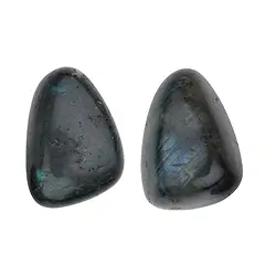 011030304 Pietra burattata labradorite B, 2,8 - 3,3 cm (L) | Marco Schreier