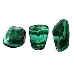 011060401 Tumbled Stones Malachite (stab.), 2,0 - 2,5cm (M) | Marco Schreier