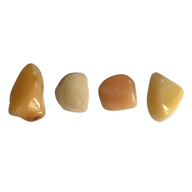 Tumbled stones yellow quartz, 1.2 - 1.8 cm (S) | gems, healing stones & jewelry