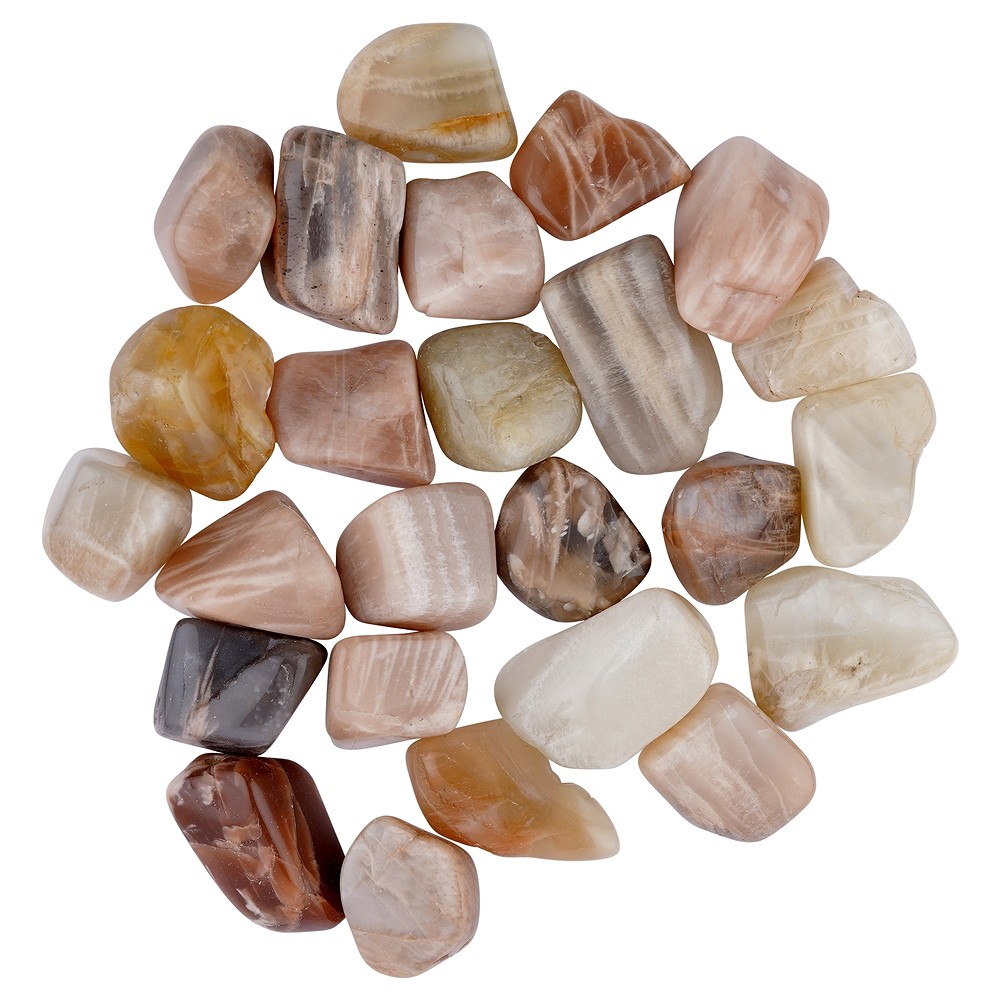 Trommelsteine Mondstein, 2,5 - 3,0cm (XL) | GH Edelsteine, Heilsteine & Schmuck