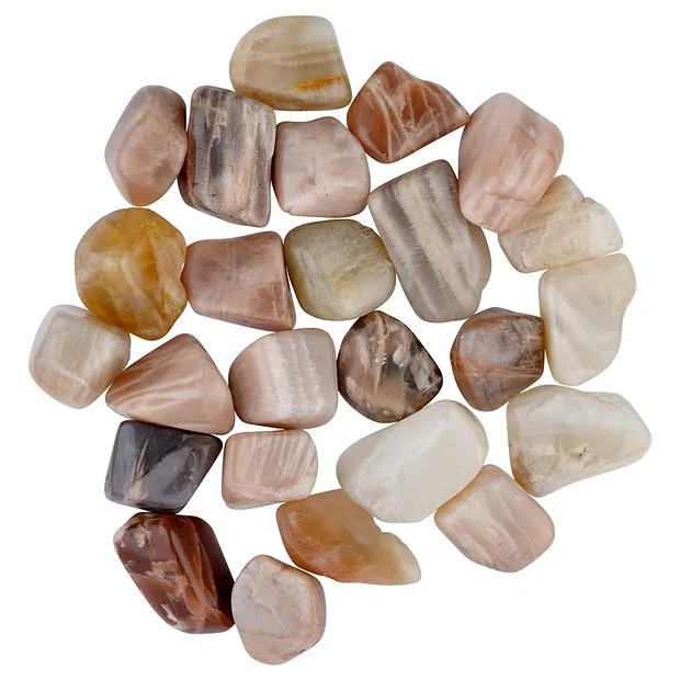 Trommelsteine Mondstein, 2,5 - 3,0cm (XL) | GH Edelsteine, Heilsteine & Schmuck