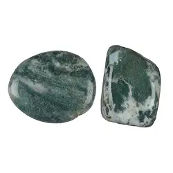 011140301 Tumbled Stones Moss Agate, 2,5 - 3,0cm (L) | wholesaler gems & healing stones