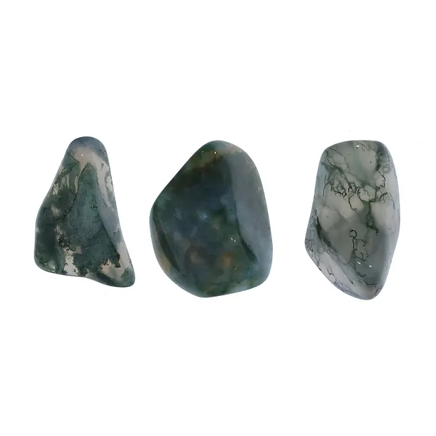 Piedras rodadas Ágata musgo, 2,0 - 2,5 cm (M) | Marco Schreier
