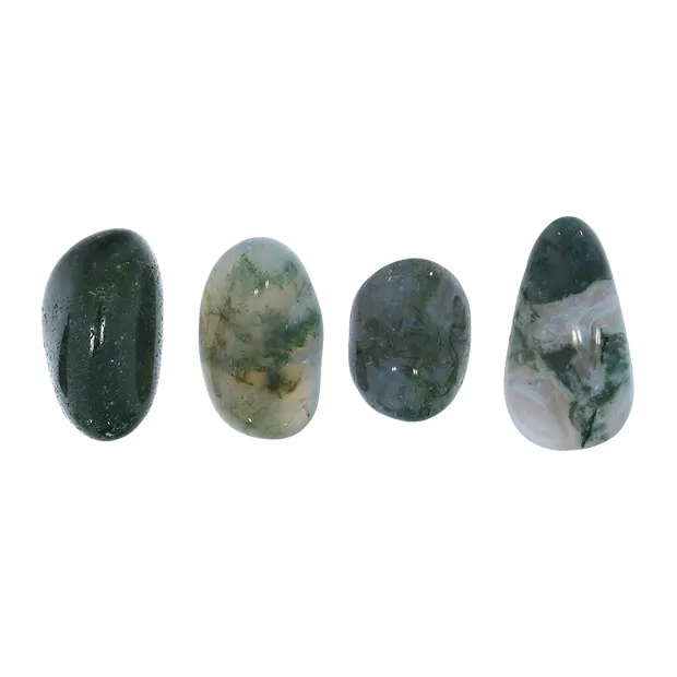 Piedras rodadas Ágata musgo, 1,5 - 2,2 cm (S) | Marco Schreier