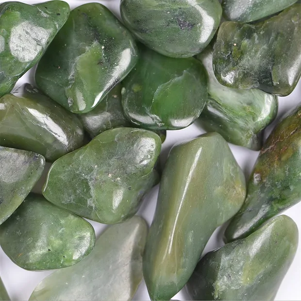 Trommelsteine Nephrit, 2,5 - 4,0cm (L) | Edelsteine, Heilsteine & Schmuck-Handel