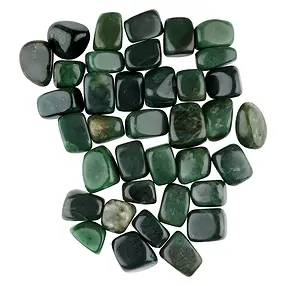 Pietra burattata Nefrite, 1,8 - 3,5 cm (M) | grossista gemme e pietre curative
