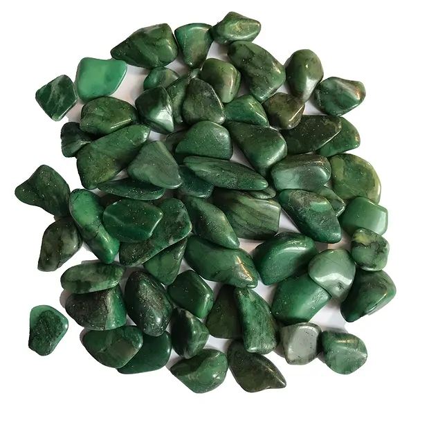 Tumbled Stones Prase, 2.5 - 4.5cm (L) | wholesale gems, healing stones & jewelry