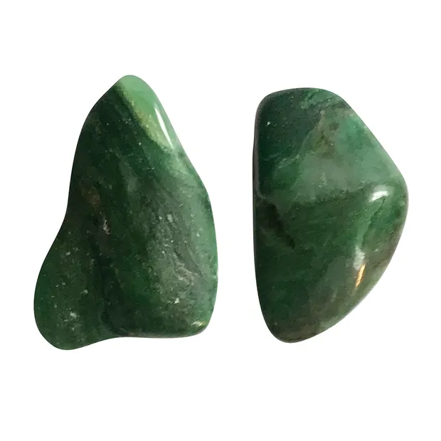 Tumbled Stones Prase, 2.5 - 4.5cm (L) | wholesale gems, healing stones & jewelry