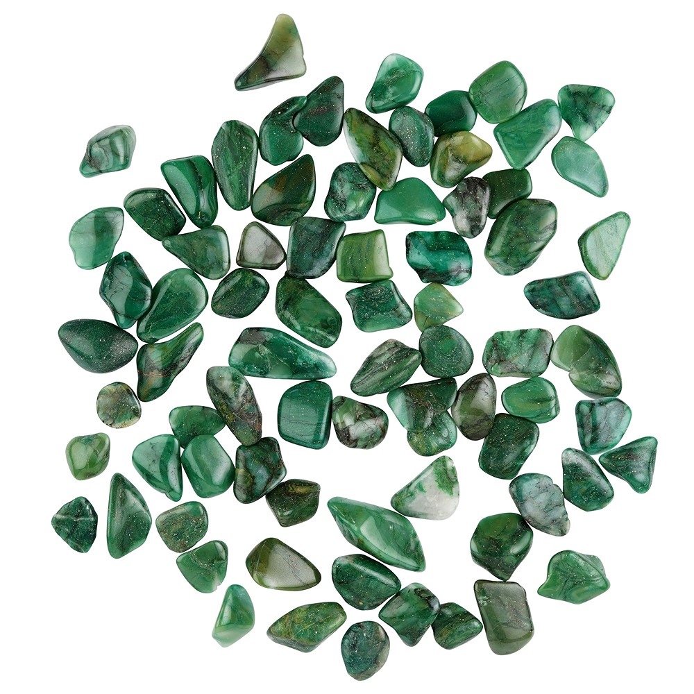 Pietre burattate Prasem A, 1,5 - 4,0 cm | grossista gemme e pietre curative