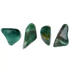 011220501 Trommelsteine Prasem, 1,5 - 3,0cm (S) | Edelsteine, Heilsteine & Schmuck-Handel