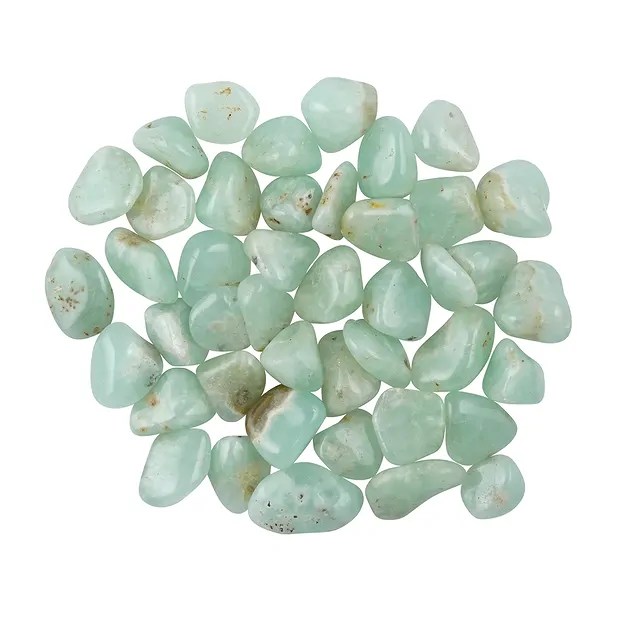 Pietra burattata di prehnite, 2,5 - 3,5 cm (L) | Marco Schreier