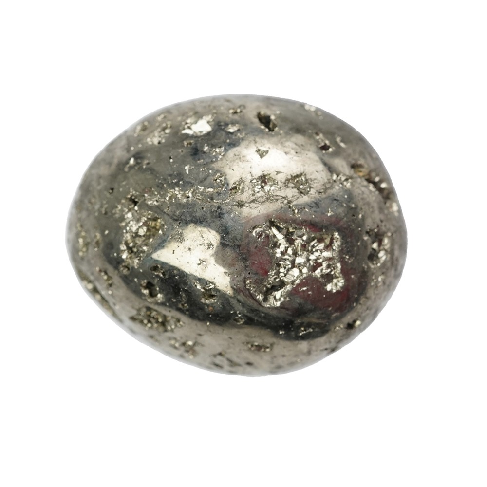 Tumbled Stones Pyrite with crystals, 2,8 - 3,2cm (XL) | Marco Schreier