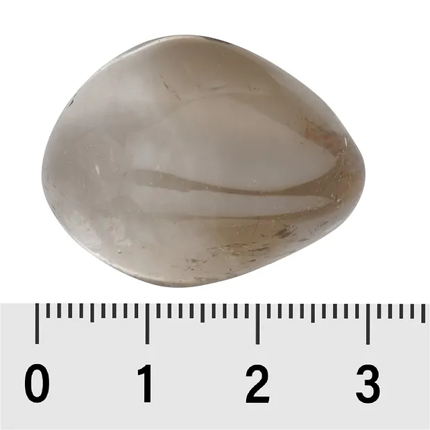 Piedra rodada cuarzo ahumado, 2.4 - 3.0cm (L) | Marco Schreier