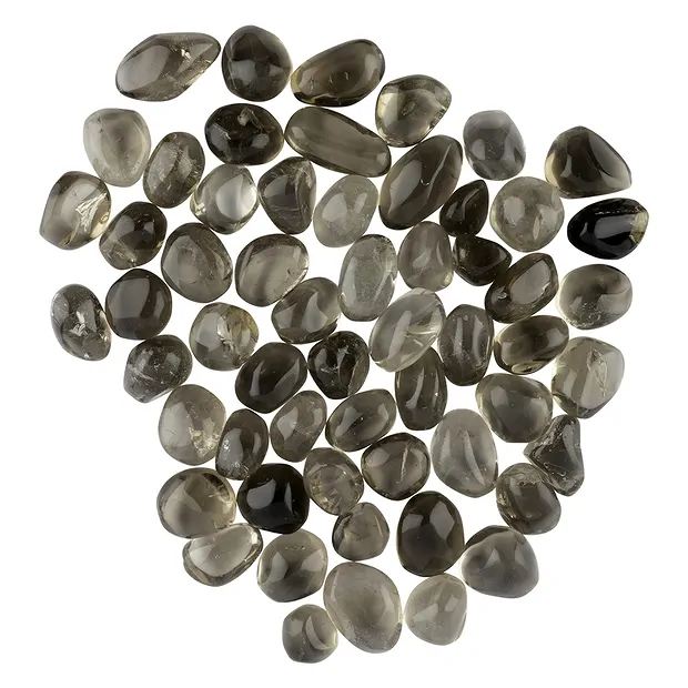 Piedras rodadas cuarzo ahumado (extra), 1.8 - 2.9cm (M) | Marco Schreier