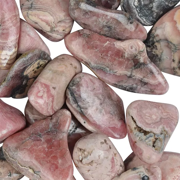 Piedras rodadas Rodocrosita AB (Argentina), 1.8 - 2.6cm (M) | Marco Schreier