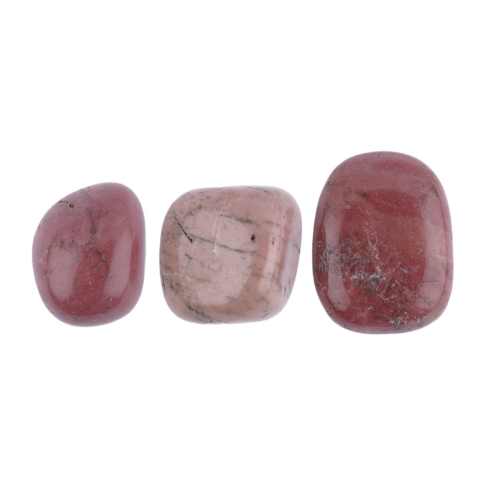 Pietra burattata Rodonite, 2,0 - 2,5 cm (M) | grossista gemme e pietre curative