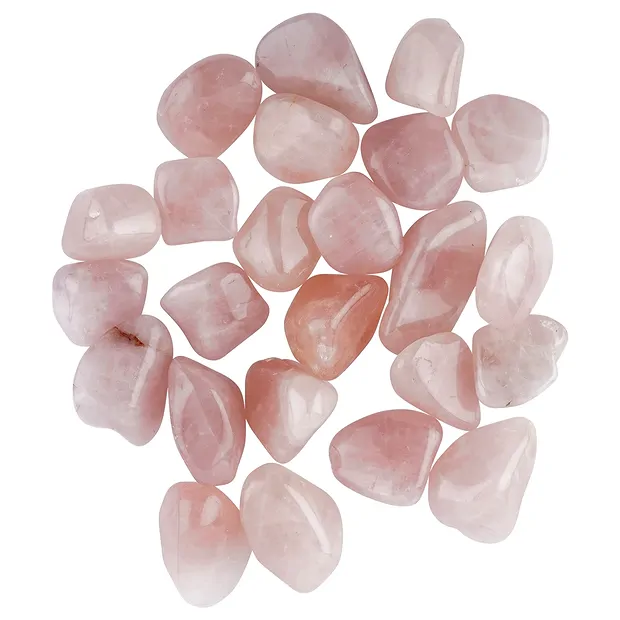 Pietre burattate Quarzo rosa, 3,0 - 5,0 cm (XL) | Marco Schreier
