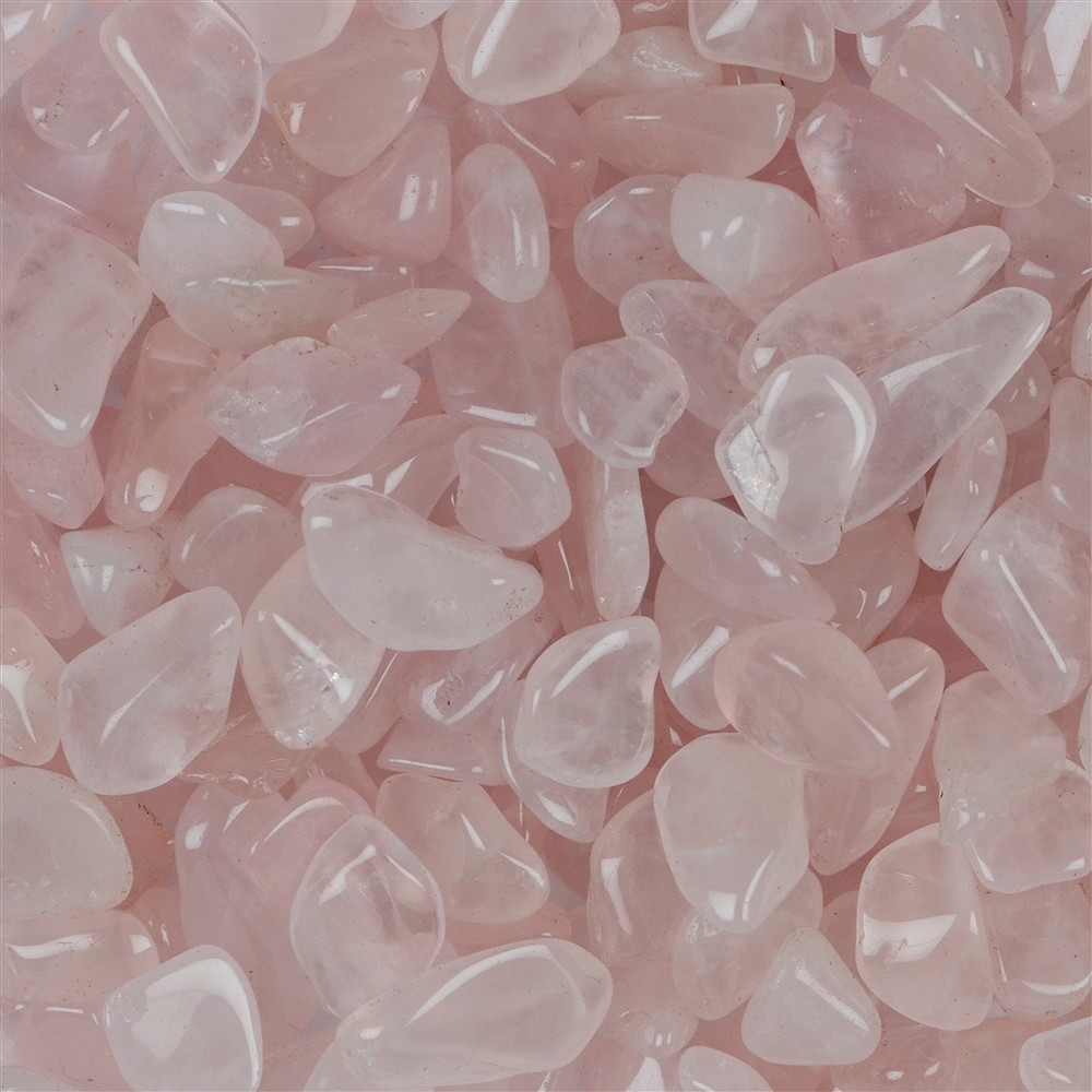 Trommelsteine Rosenquarz, 1,0 - 1,5 cm (B2) | Edelsteine, Heilsteine & Schmuck
