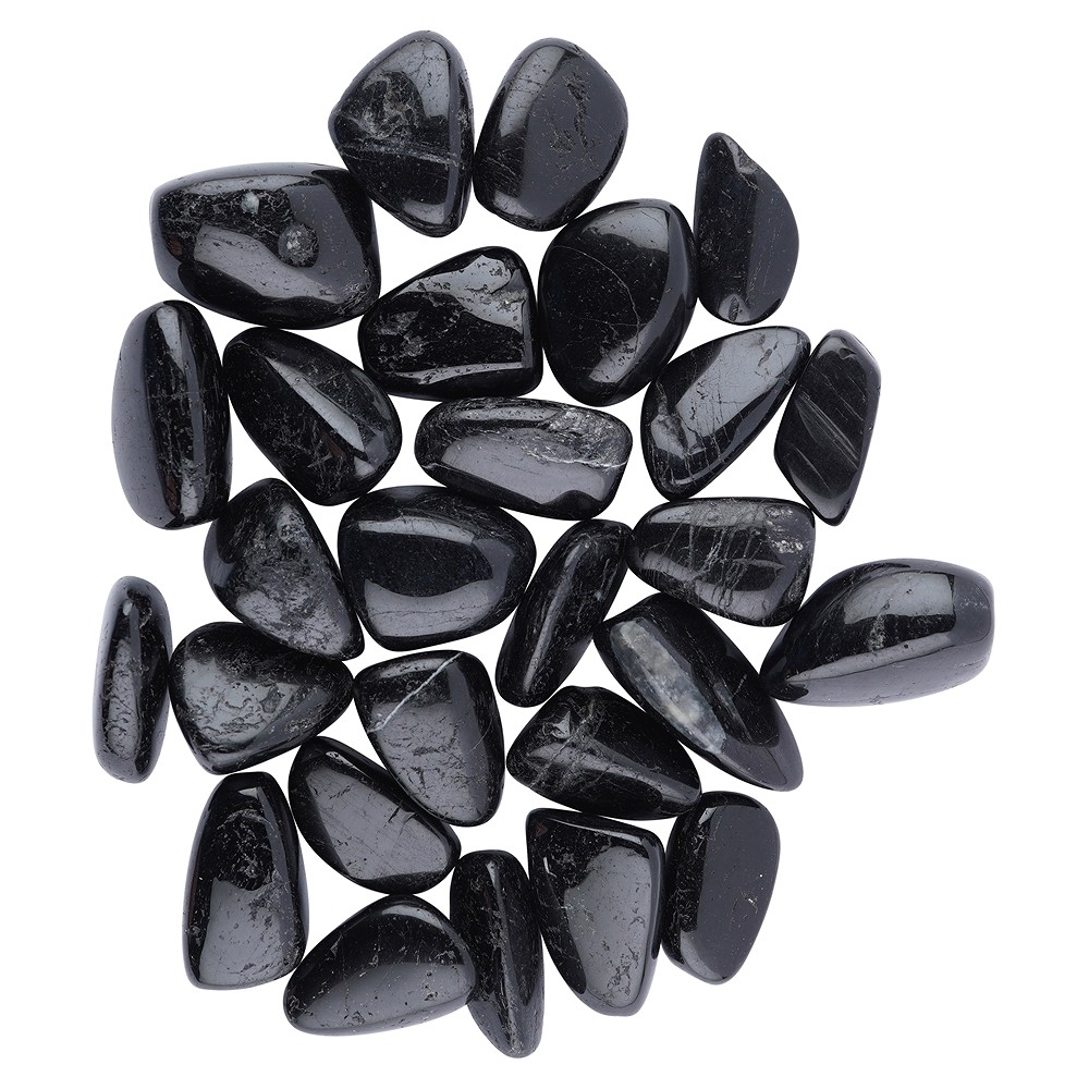 Piedra rodada negra (chorlo), 3.0 - 3.5cm (XL) | Marco Schreier