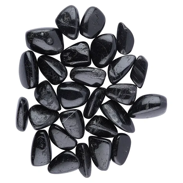 Pietre burattate Schorl, 3,0 - 3,5 cm (XL) | grossista gemme e pietre curative