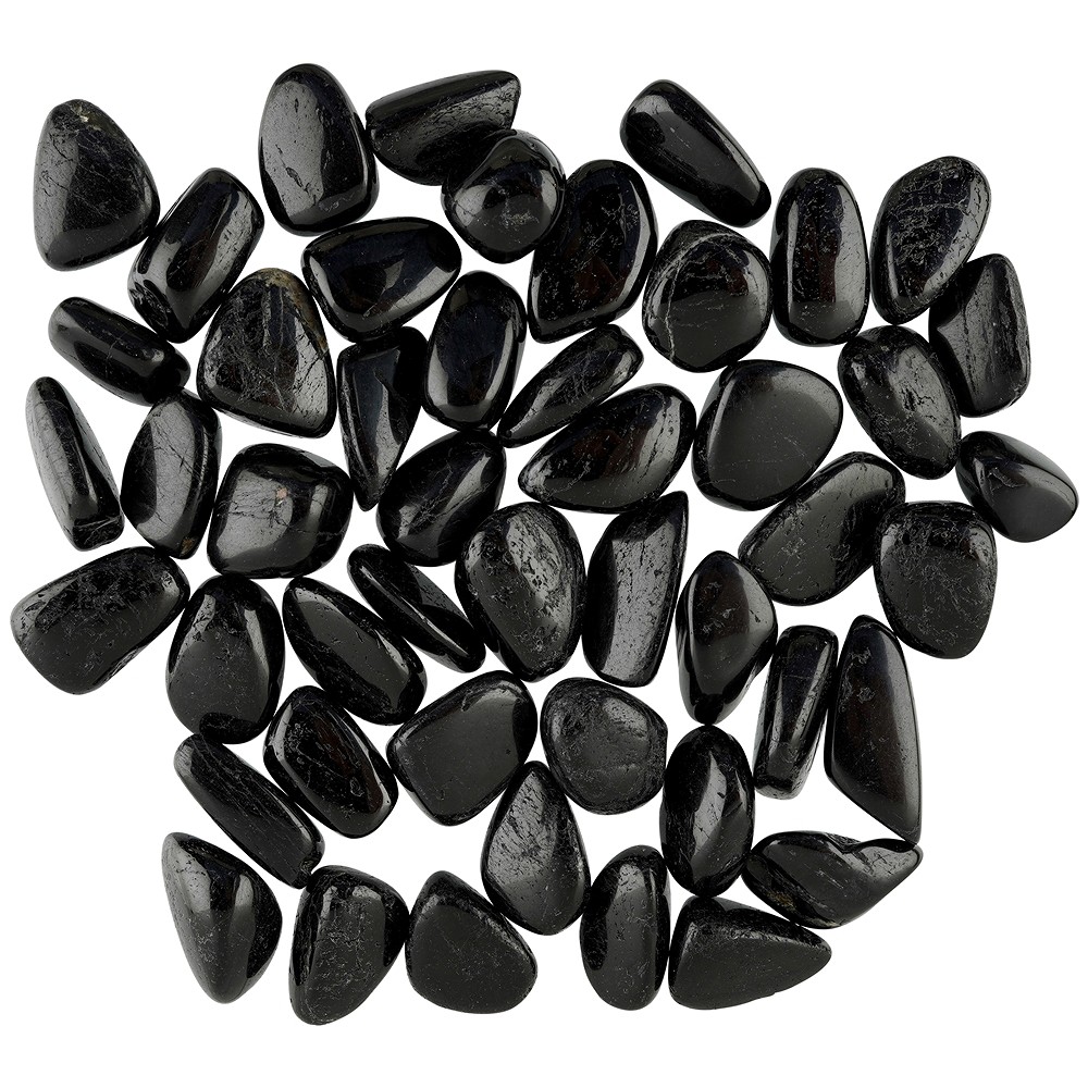 Tumbled stones Tourmaline (black), 2.0 - 3.5cm (L) | Marco Schreier