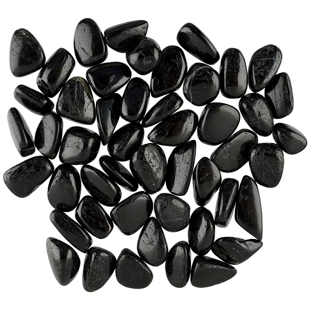 Tumbled stones Tourmaline (black), 2.0 - 3.5cm (L) | Marco Schreier