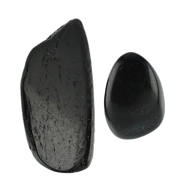 Pietre burattate Schorl, 2,0 - 3,5 cm (L) | grossista gemme e pietre curative