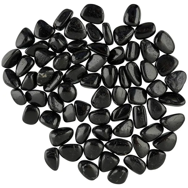 Piedras rodadas Turmalina negra (chorlo), 1.5 - 2.5cm (M) | Marco Schreier
