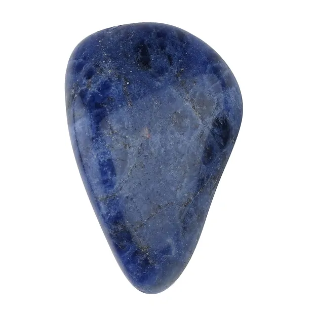 Tumbled Stone Sodalite with white, 2,3 - 3,3cm (M/L) | Marco Schreier