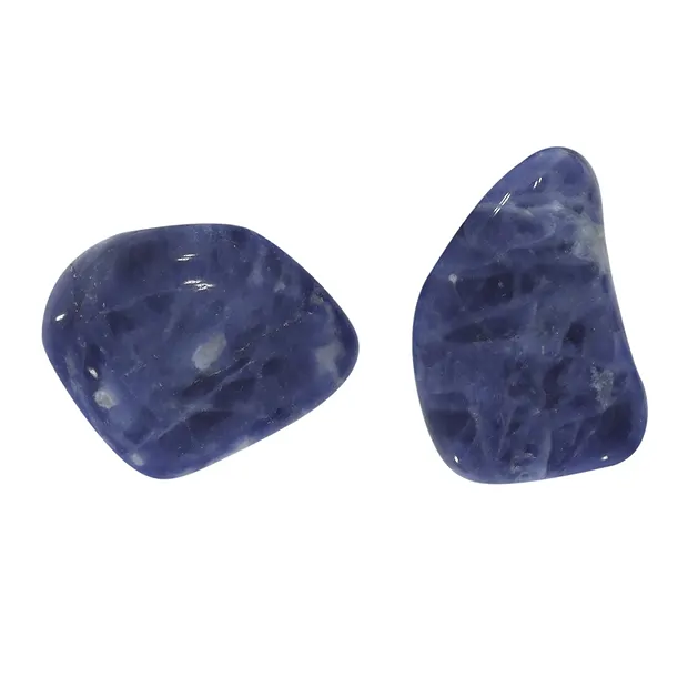 Pietra burattata Sodalite, 3,0 - 3,8 cm (L) | grossista gemme e pietre curative