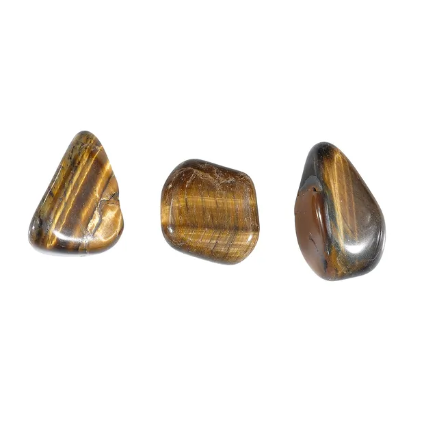 Trommelsteine Tigerauge (gold), 2,5 - 3,0cm (L) | Marco Schreier