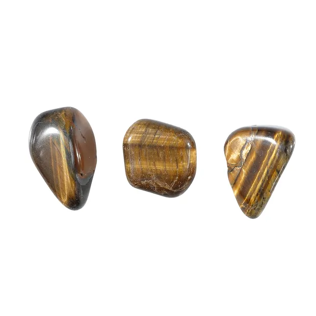 Trommelsteine Tigerauge (gold), 2,5 - 3,0cm (L) | Marco Schreier