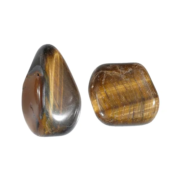 Trommelsteine Tigerauge (gold), 2,5 - 3,0cm (L) | Marco Schreier