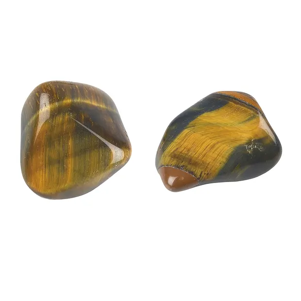 Trommelsteine Tigerauge (gold), 2,5 - 3,0cm (L) | Marco Schreier