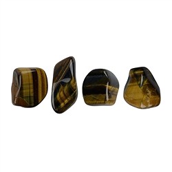011530504 Pietra burattata mista occhio di tigre/occhio di falco, 1,5 - 3,0 cm (S) | Marco Schreier
