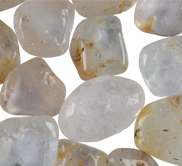 Trommelsteine Topas (weiß), 2,5 - 4,0cm (XL) | Edelsteine, Heilsteine & Schmuck