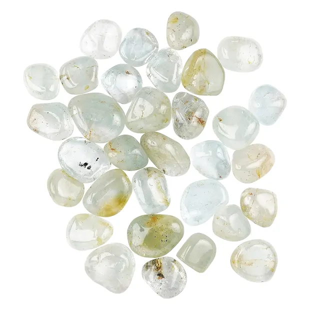 Topaz (blue) tumbled stones, 2.0 - 2.5 cm (M) | wholesaler gems & healing stones