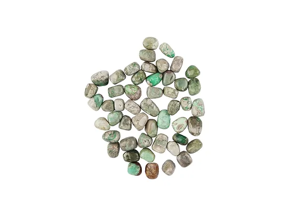 Pietra burattata Variscite in matrice, 1,5 - 2,0 cm (M) | Marco Schreier