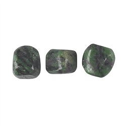011630401 Pietra burattata Zoisite, 1,5 - 2,0cm (M) | grossista gemme e pietre curative