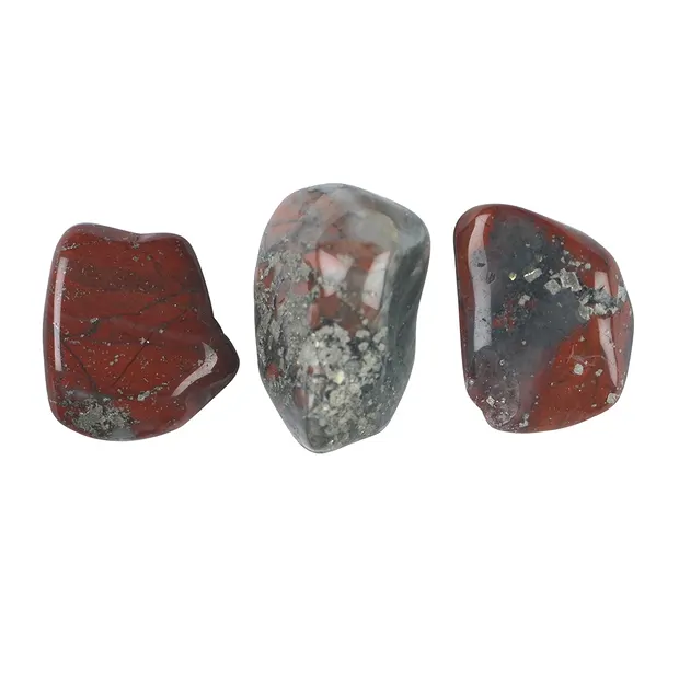 Piedras rodadas jaspe (jaspe pirita), 1.5 - 3.0cm (M) | Marco Schreier