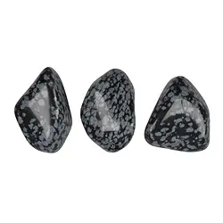 011710401 Pietre burattate di ossidiana (ossidiana a fiocco di neve), 2,0 - 3,0 cm (M) | Marco Schreier